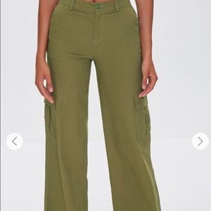 Forever 21 Olive Cargo Pants
